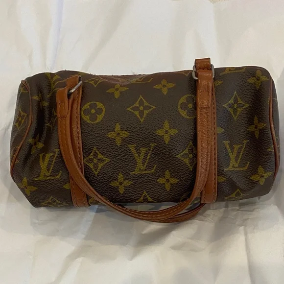 Louis Vuitton Brown and Gold Monogram Satchel - Picture 2 of 7